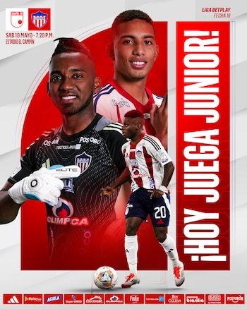Con Jordan Barrera y Deiber Caicedo en ataque, el cuadro tiburón quiere dar el golpe en Bogotá-crédito @JuniorClubSA/X