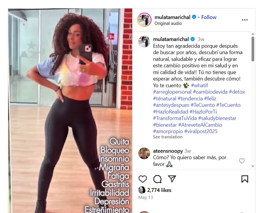 A pesar de las acusaciones, M’Balia Marichal sigue promocionando el