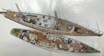 El velero español que se