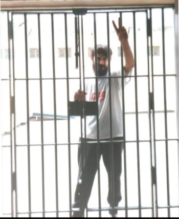 Alejandro Álvarez Borja durante su paso por prisión (Foto cedida)