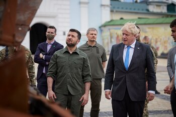 El presidente ucraniano Volodimir Zelensky