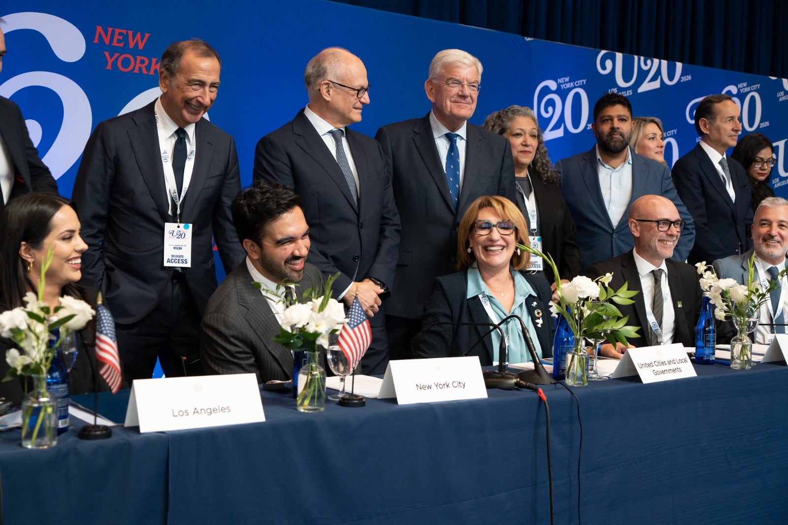 Autoridades y representantes de las distintas ciudades que integran el G20