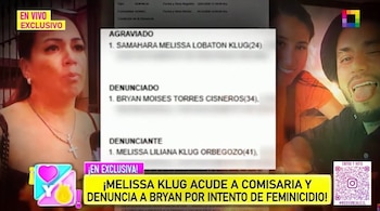 Melissa Klug denuncia a Bryan
