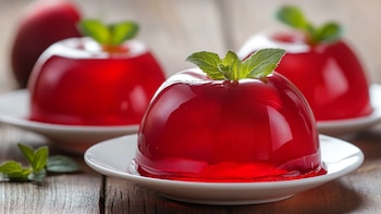 La gelatina está compuesta por