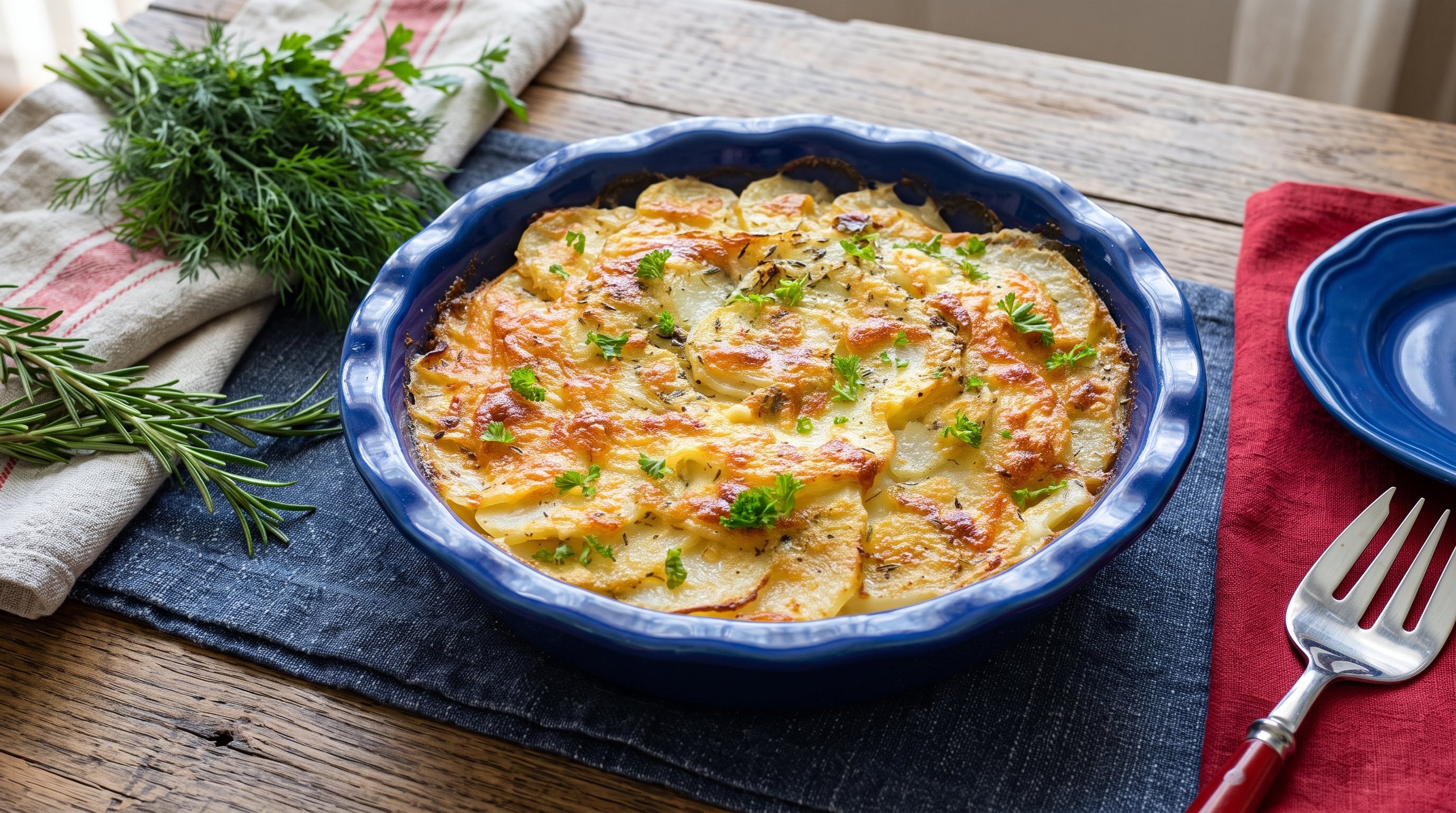 Pastel de patata y queso gratinado. (Imagen Ilustrativa Infobae)