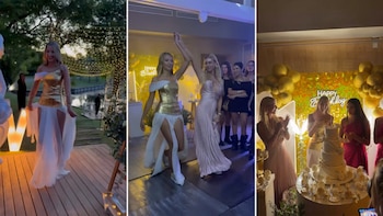 Allegra Cubero celebró sus 15