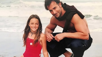 Oriana Sabatini y su papá