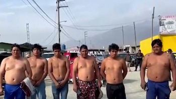 Ladrones paseados en La Libertad