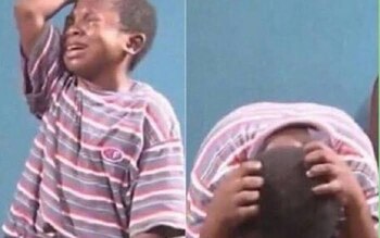 Sandra Cuevas viendo como arde