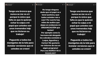 El enojo de Dalma Maradona