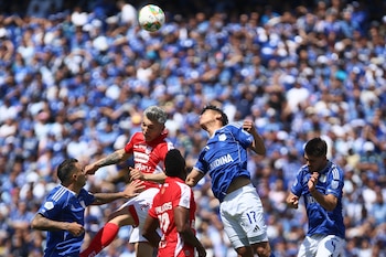 Millonarios fue local en el clásico de Bogotá de la fecha 16 ante Santa Fe - crédito Colprensa - Lina Gasca