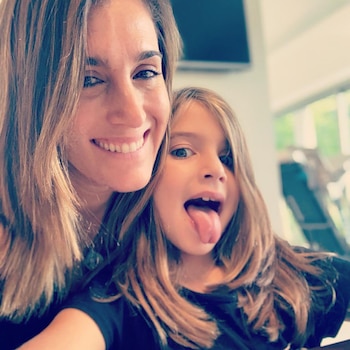 Soledad con su hija Regina