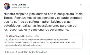 Tuit sobre el asalto a