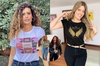 Angie y Lorna Cepeda bailan bachata, salsa y merengue en Tik Tok. (Foto: Instagram/ Captura)