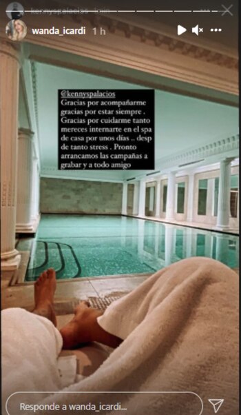 Wanda Nara le agradeció a