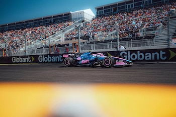 Franco Colapinto cumplió con su mejor performance general en un fin de semana de F1 (@AlpineF1Team)