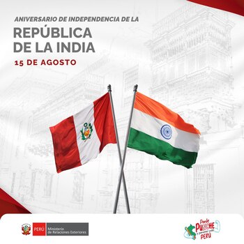 Perú saluda a India por