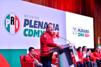 El panista recibió el cobijo de los integrantes del partido tricolor