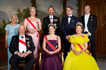 La familia real de Noruega