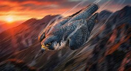 Cómo el animal más rápido del mundo logra cazar a 386 km/h sin que la presión del aire destruya sus pulmones