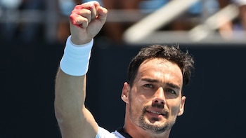 Fabio Fognini celebró su triunfo