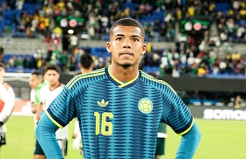 Matías Orozco confesó que se siente orgulloso de compartir con los jugadores de la selección Colombia, que antes veía por televisión - crédito @morozco_10/Instagram