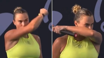 El provocador gesto de Aryna