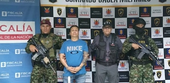Los detalles de la captura de alias 300 se conocieron el 22 de julio de 2026 - crédito Gaula Militar | Fiscalía