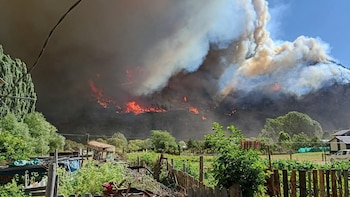 Situación extrema por los incendios