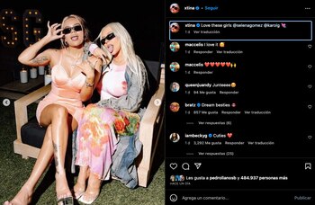 Karol G se tomó foto