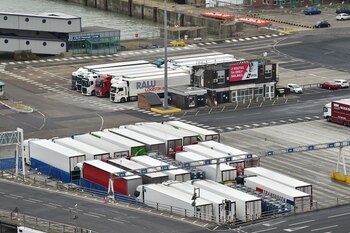 El puerto de Dover, donde