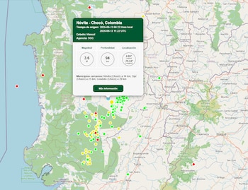 crédito Servicio Geológico Colombiano / sitio web