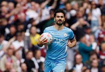 Ilkay Gundogan en un partido