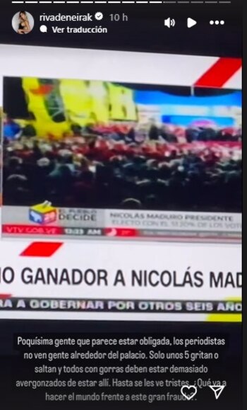 Korina Rivadeneira explota ante triunfo