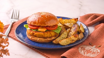 Hamburguesa de calabaza: una receta dulce y saludable con una textura tierna y un interior jugoso