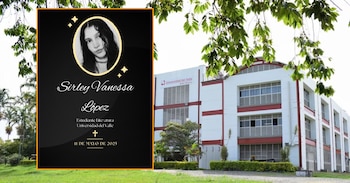 La joven Sirley López era