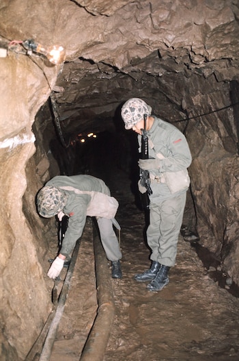 Dos soldados surcoreanos en el