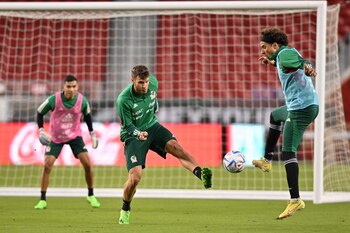 Entrenamiento de la Selección Mexicana