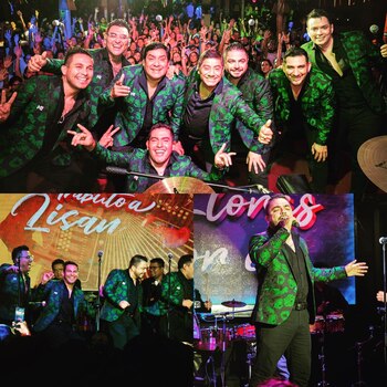 Moisés Vega junto a los