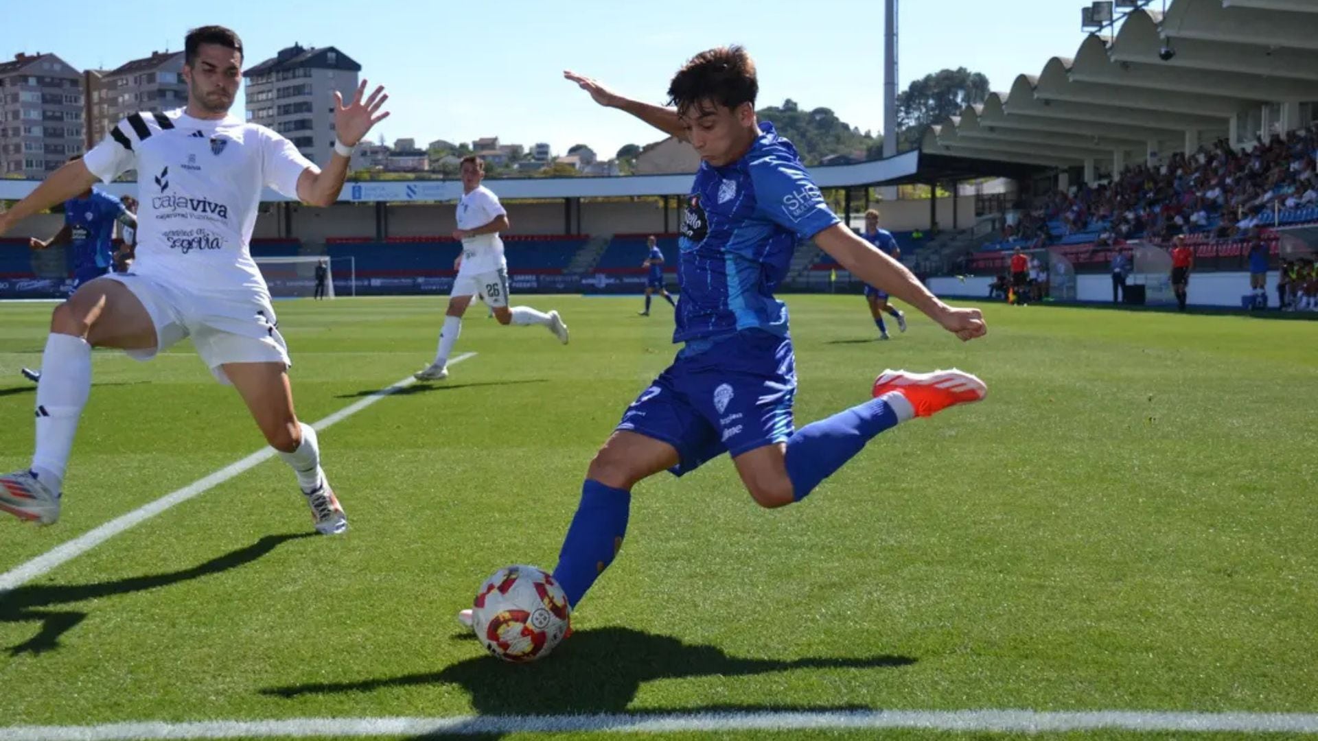 Imagen de un partido del Ourense CF. (Página Web/Ourense CF)