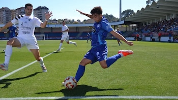 Imagen de un partido del Ourense CF. (Página Web/Ourense CF)