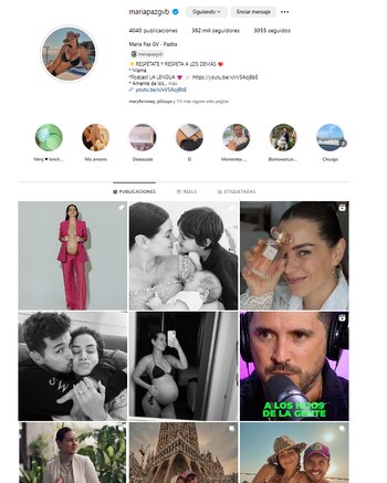 María Paz Gonzáles-Vigil en Instagram.