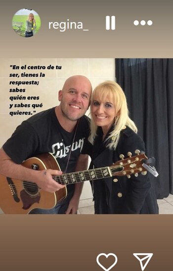 Regina Alcóver publicó foto con