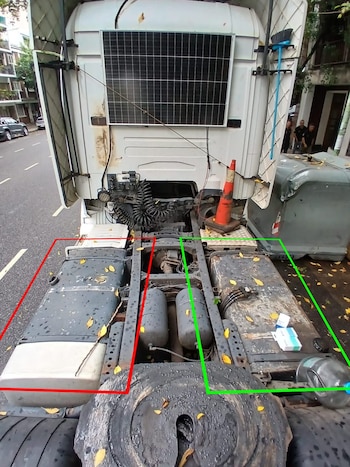 Camionero detenido con ketamina líquida