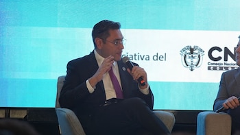 Cristian Quiroz, magistrado presidente del CNE - crédito @CNE_COLOMBIA/X