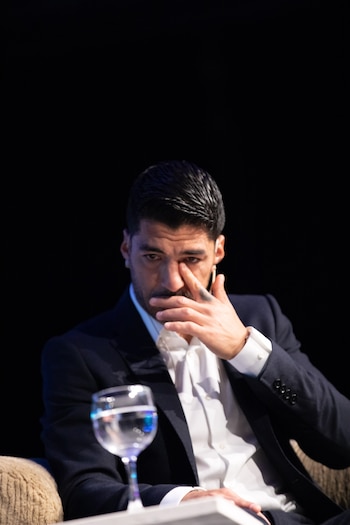 Luis Suárez se emocionó al