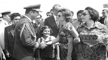 Durante su visita, la astronauta