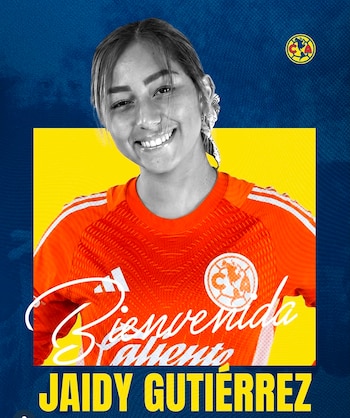 Jaidy Gutiérrez regresa al América Femenil (Instagram: América Femenil)