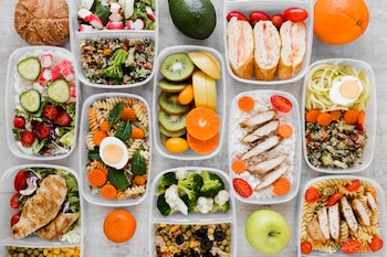 Incluir diferentes grupos de alimentos