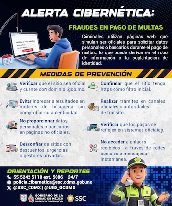La dependencia hizo un llamado parra verificar la autenticidad de los portales y realizar los trámites en canales oficiales para evitar ser víctima de estos delitos